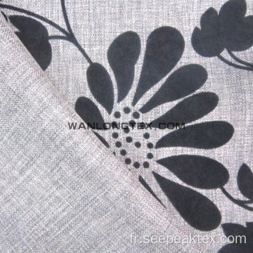 flocage polyester aspect lin tissu d&#39;ameublement pour canapé